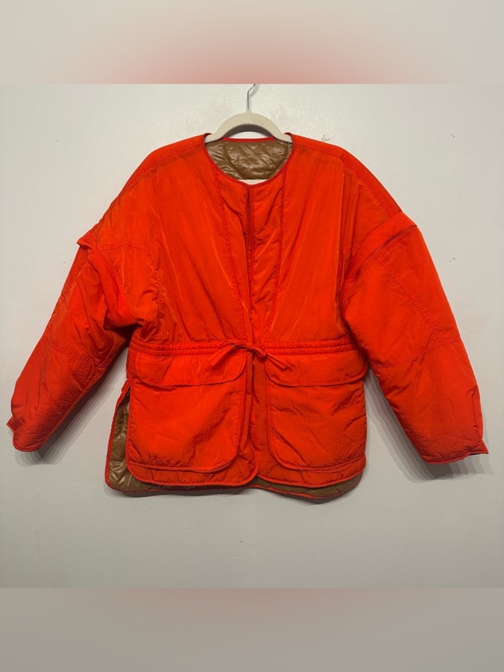 Lululemon Insulated Convertible Jacket Solar Orange Medium